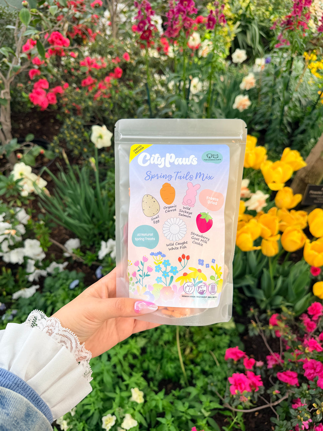 Spring Tails Mix and Fruit & Veggie Mix