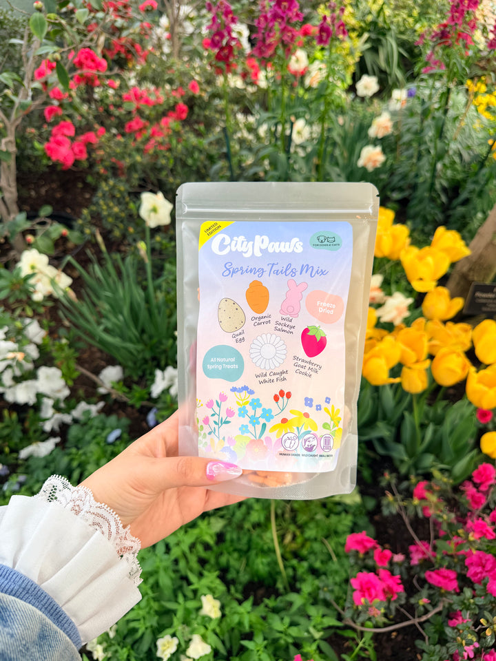 Spring Tails Mix and Fruit & Veggie Mix